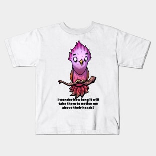 Bird dat looking at you. Kids T-Shirt